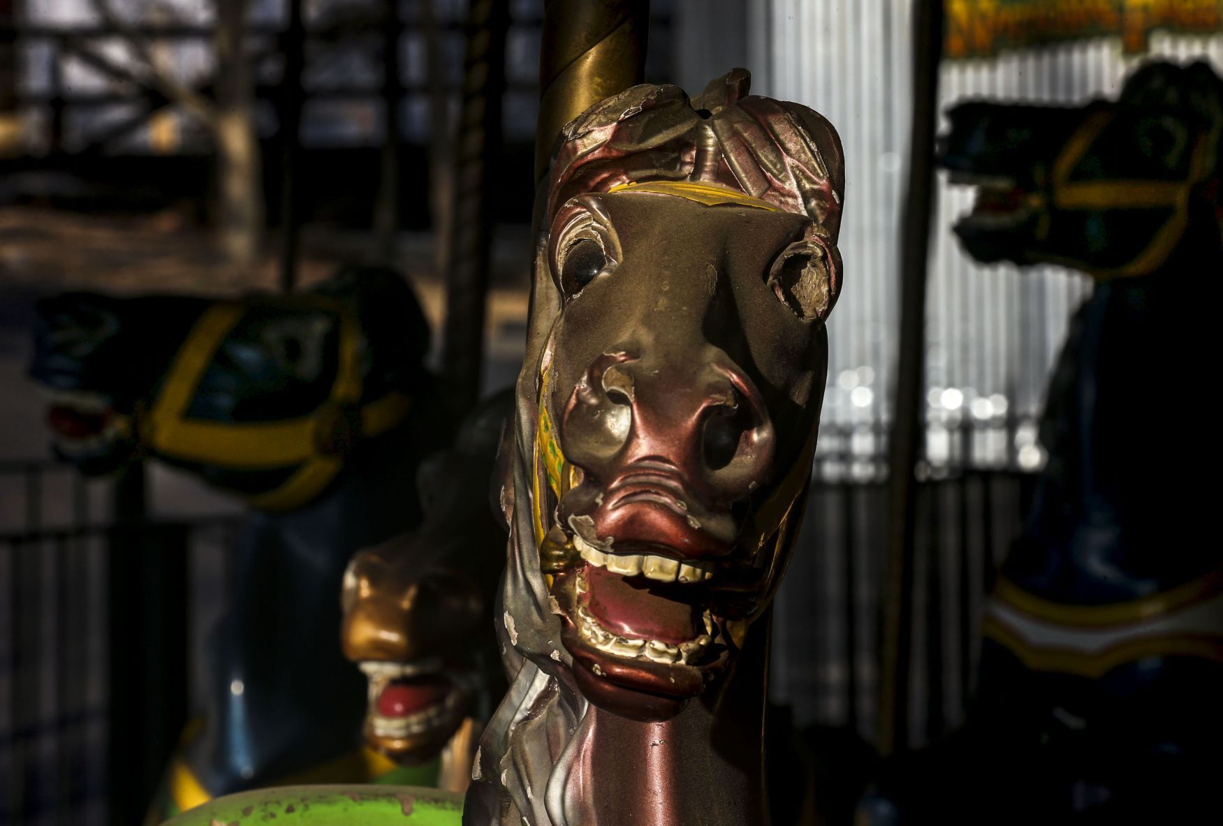 Fixin' up the carousel